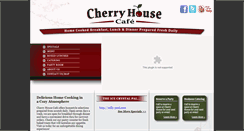 Desktop Screenshot of cherryhousecafe.com